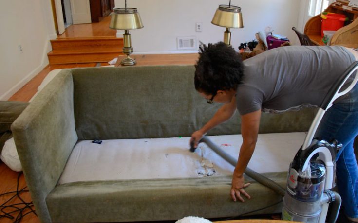 Как убрать клопов с дивана